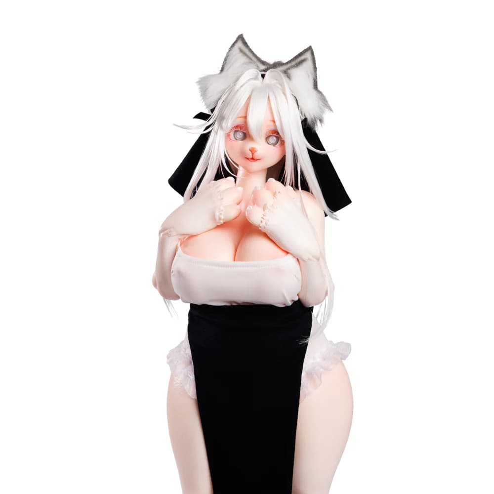 Nicole Muñeca Sexual Anime Peluda de Silicona Tamaño Reducido 65 cm