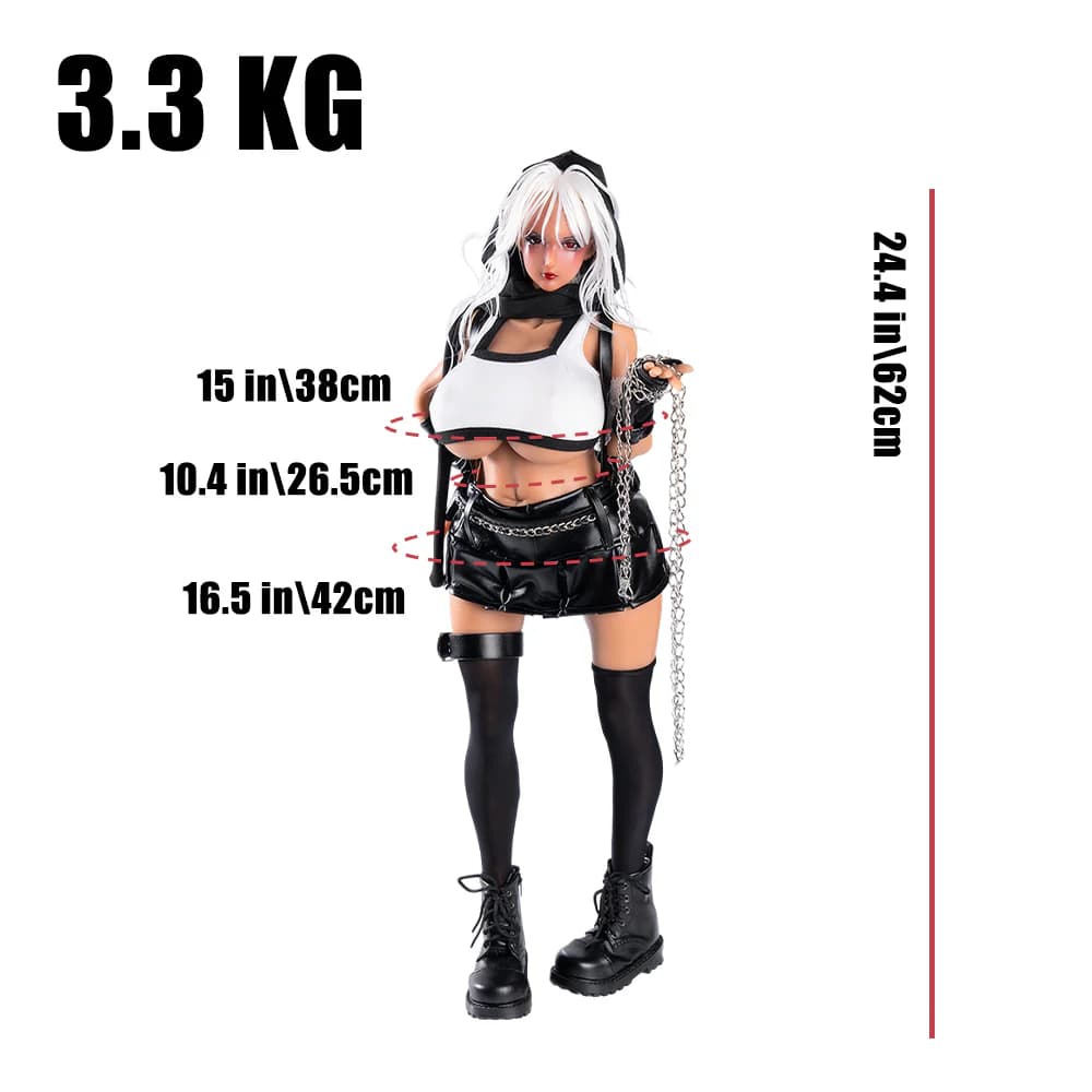 Poupée Sexuelle Animée Silicone Raven Mini 62 cm — photo 3 of 10