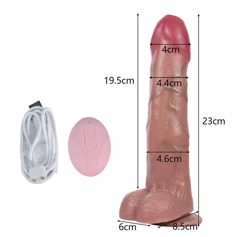 Marco Consolador Vibrador de 9 Pulgadas — photo 2 of 9