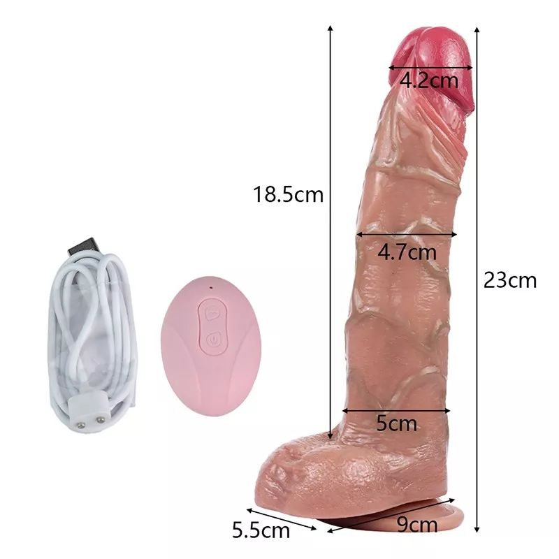 Dildo Vibrador Simon de 9 pulgadas — photo 2 of 8