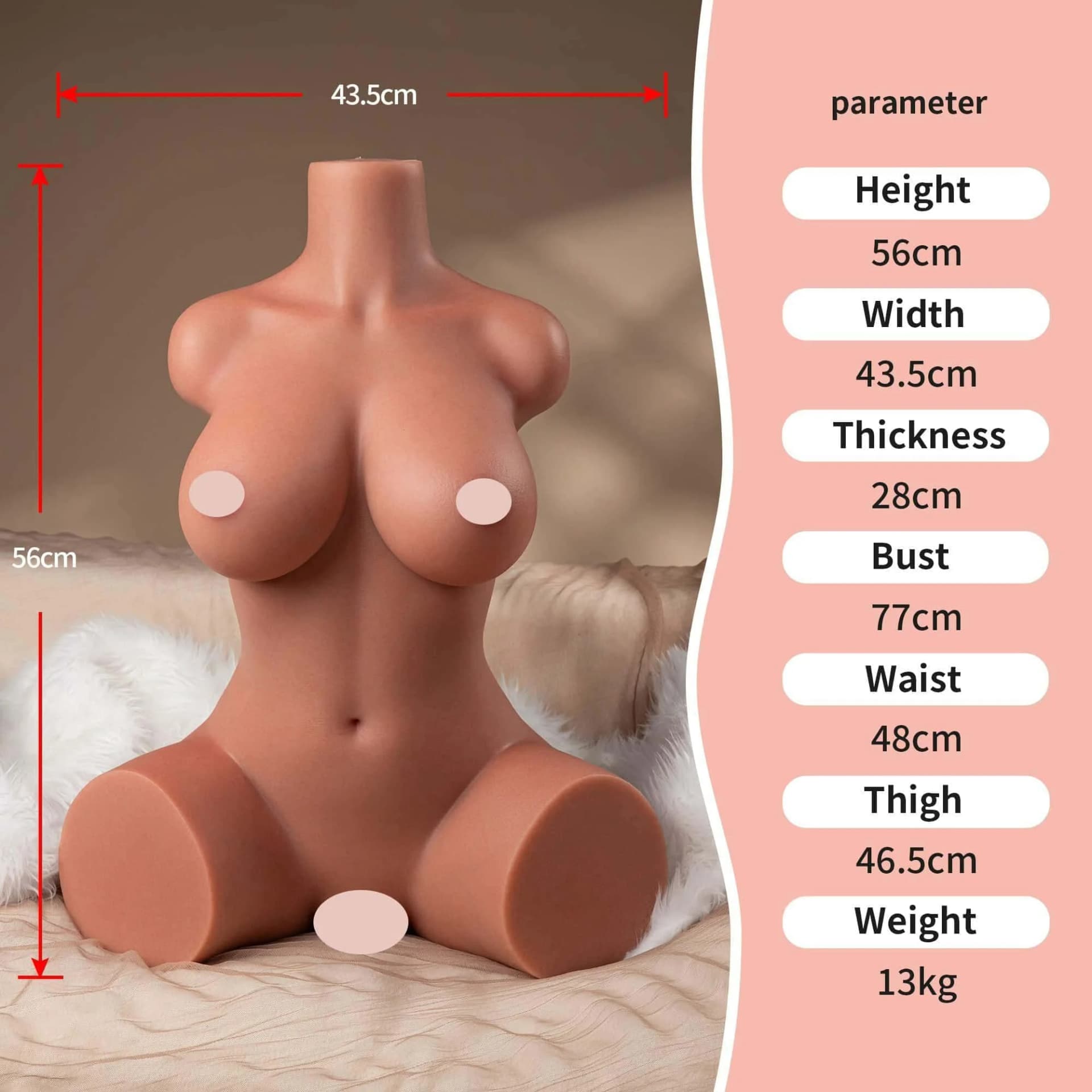 13 kg, gewichtiges Vorhandensein