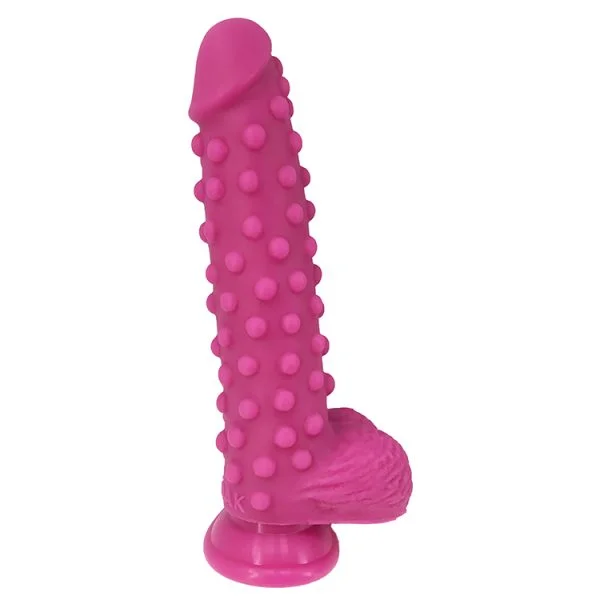Gepunkteter realistischer Dildo 9,2 Zoll — photo 2 of 6