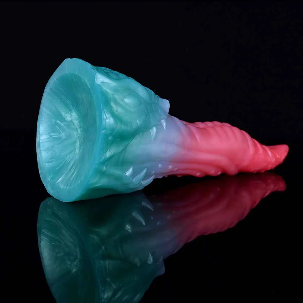 Dildo Lengua de Dragón Fantasía 8.18 pulgadas — photo 4 of 13