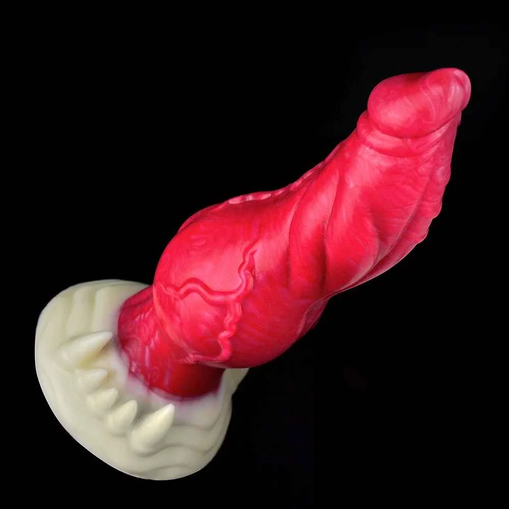 Dildo Nudo de Mastín de 7.32 Pulgadas — photo 3 of 9
