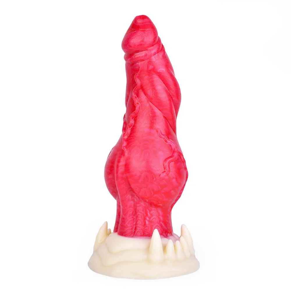 Dildo Nudo de Mastín de 7.32 Pulgadas