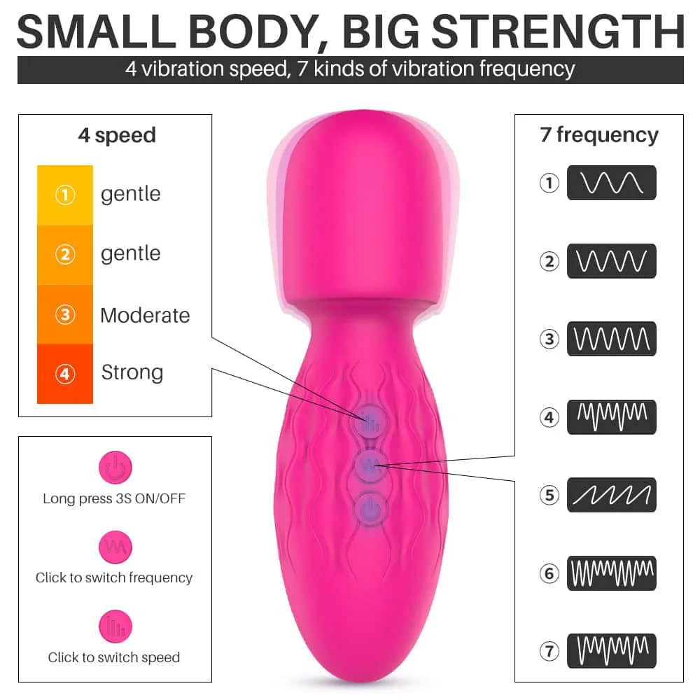 Vibrador Varita Compacta Power — photo 3 of 8