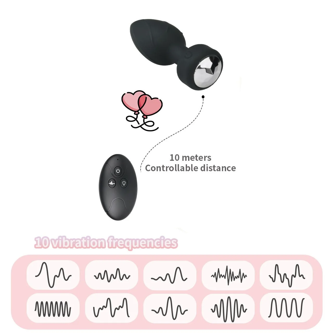 Zehn Vibrationsmuster