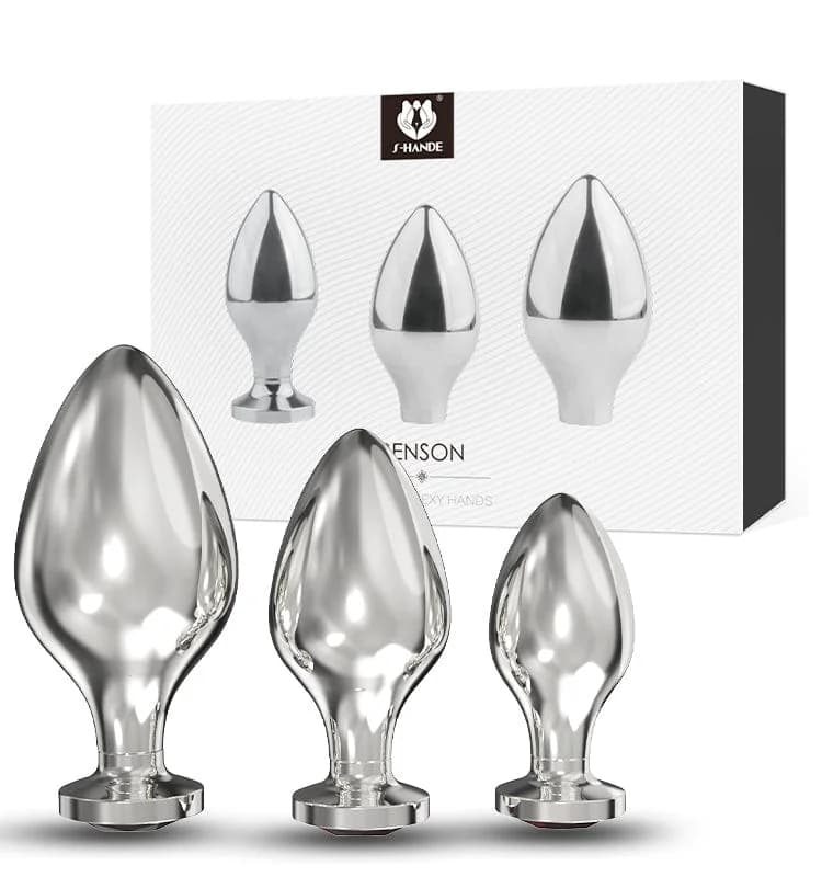 Ruby Analplugs-Set, 3-teilig