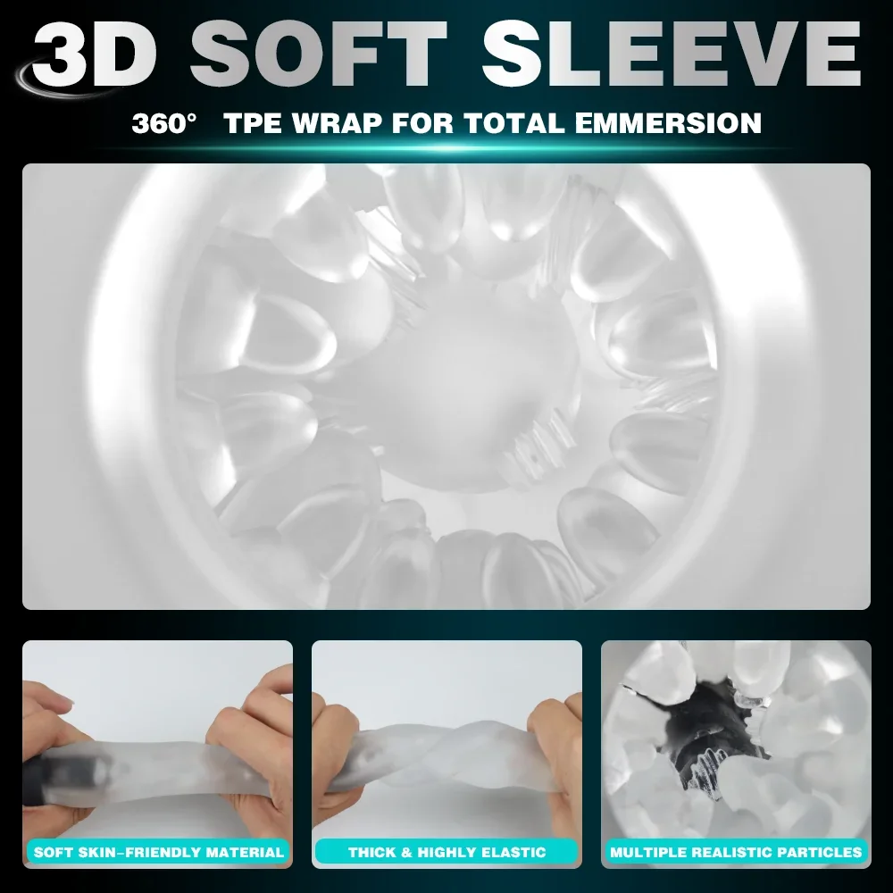 Weiches, lebensechtes TPE-Sleeve