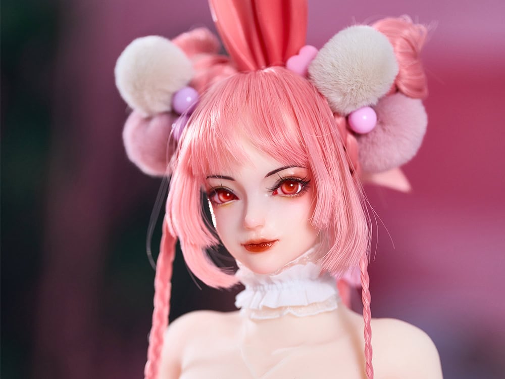 silicone sex doll bunny anime style with big boobs