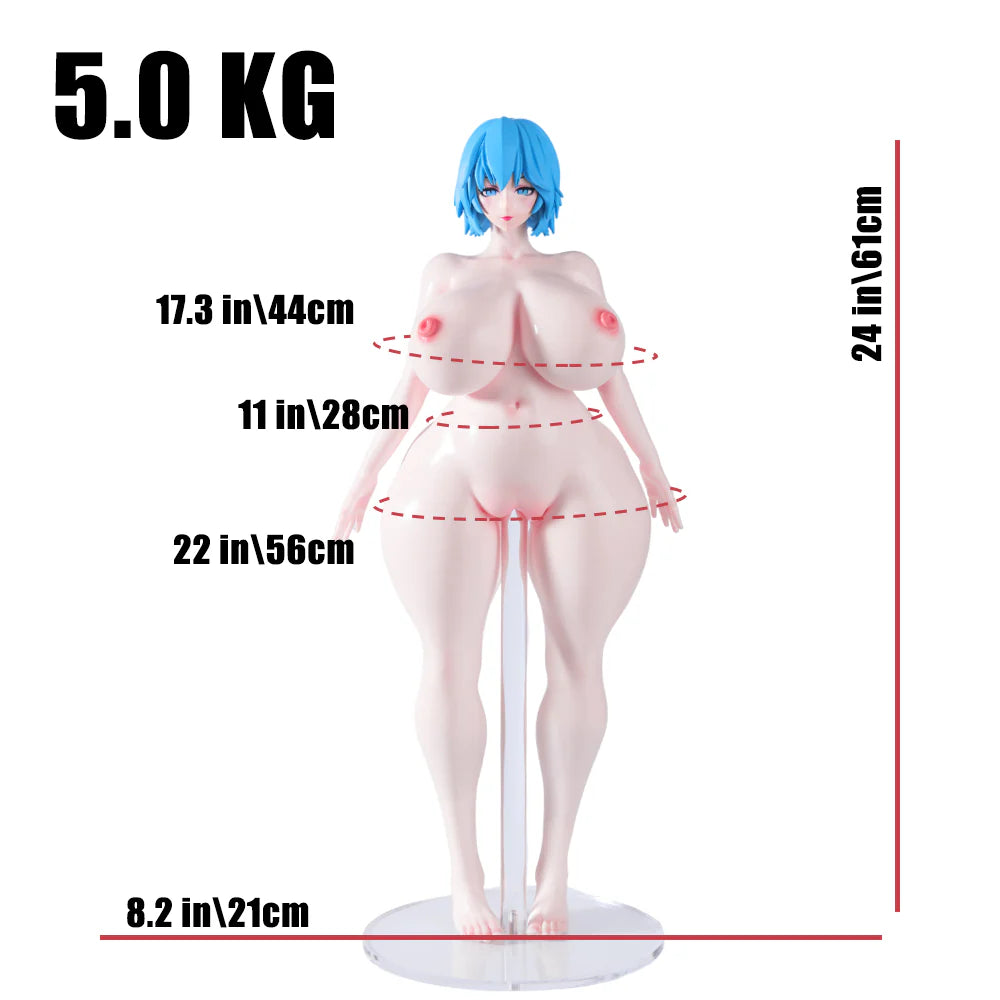 Akeno Silicone Mini Anime Sex Doll 61 cm image 1