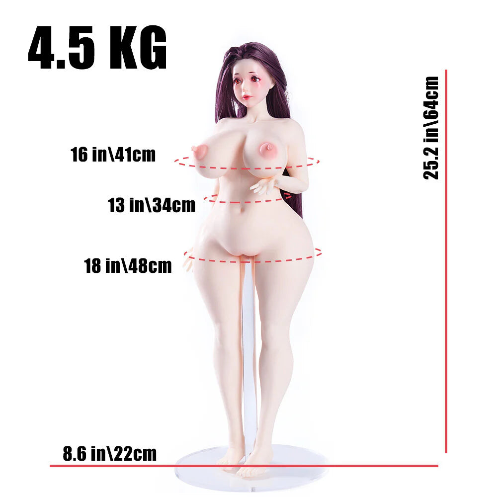 Niimi Keiko Silicone Mini Anime Sex Doll 64 cm image 1