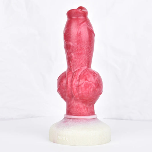 Silicone dildo dog platinum fantasy sex toy