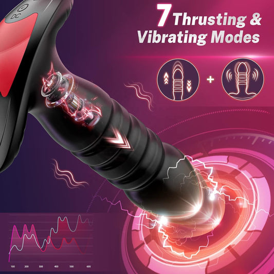 Claret Thrusting Butt Plug
