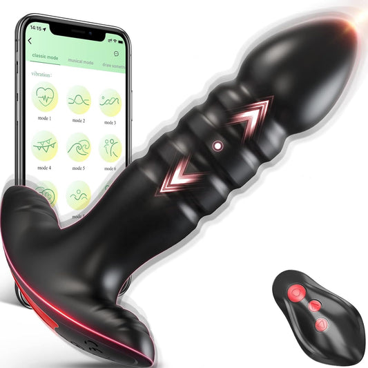 Claret Thrusting Butt Plug
