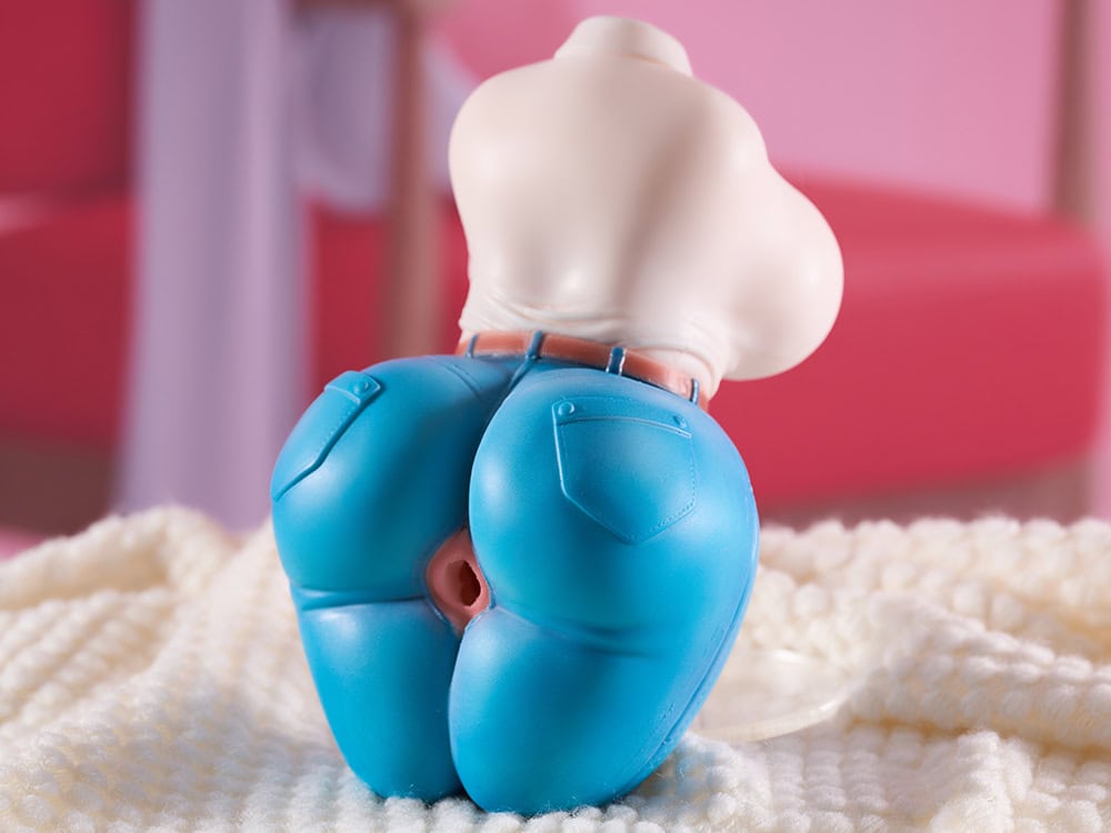 silicone denim fantasy torso sex doll with big boobs