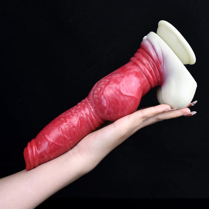 Silicone dildo dog platinum fantasy sex toy