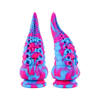 Silicone dildo tentacle fantasy platinum sex toy