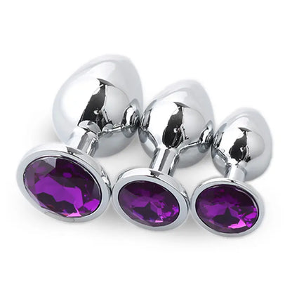 Gem Butt Plug 3 Piece Set