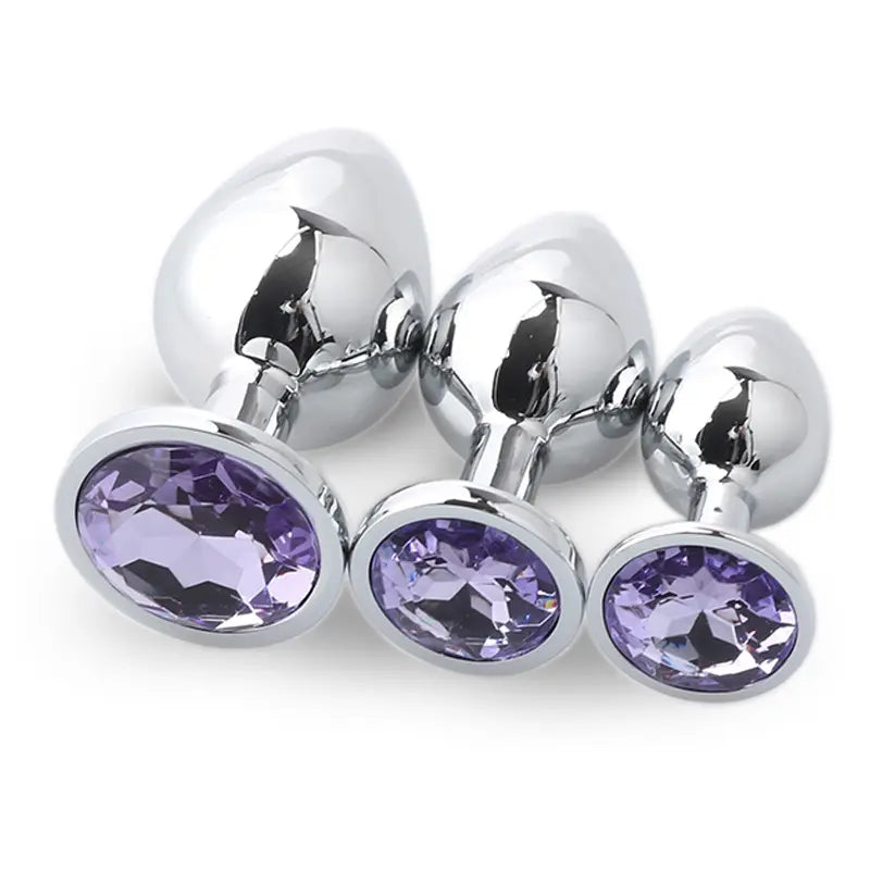 Gem Butt Plug 3 Piece Set