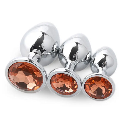 Gem Butt Plug 3 Piece Set