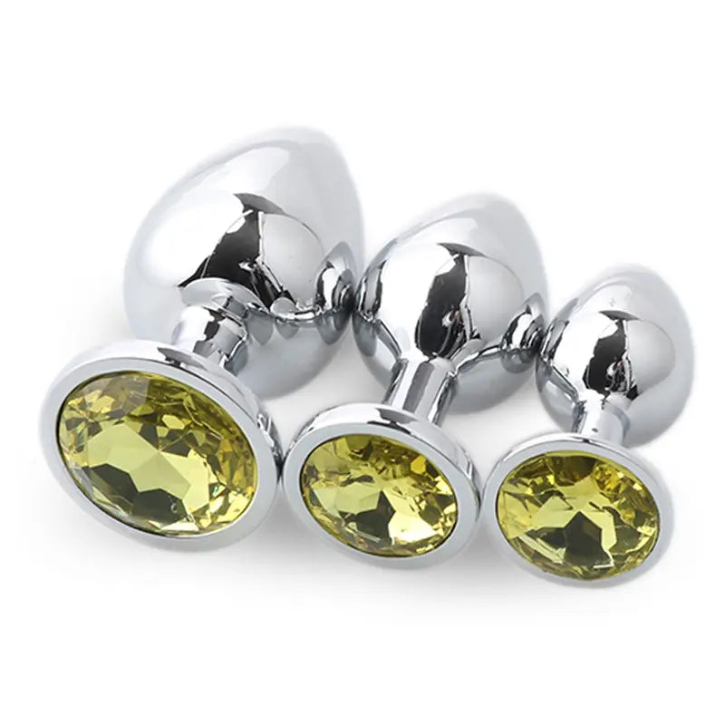 Gem Butt Plug 3 Piece Set