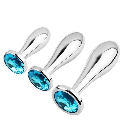 Jewel 3-Piece Set Butt Plug
