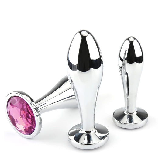 Jewel 3-Piece Set Butt Plug