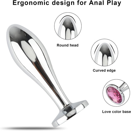 Jewel 3-Piece Set Butt Plug