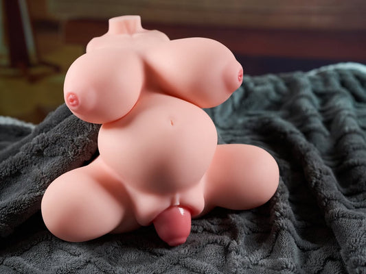 pregnant big uterus fantasy torso sex doll with big boobs