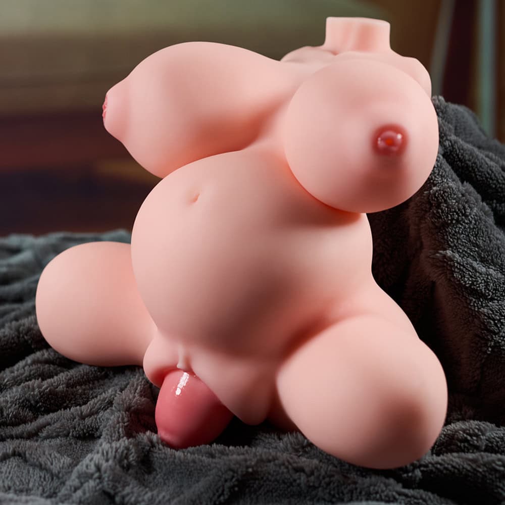 pregnant big uterus fantasy torso sex doll with big boobs