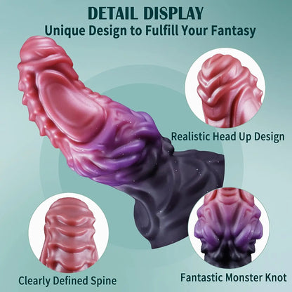 silicone dildo monster fantasy platinum sex toy