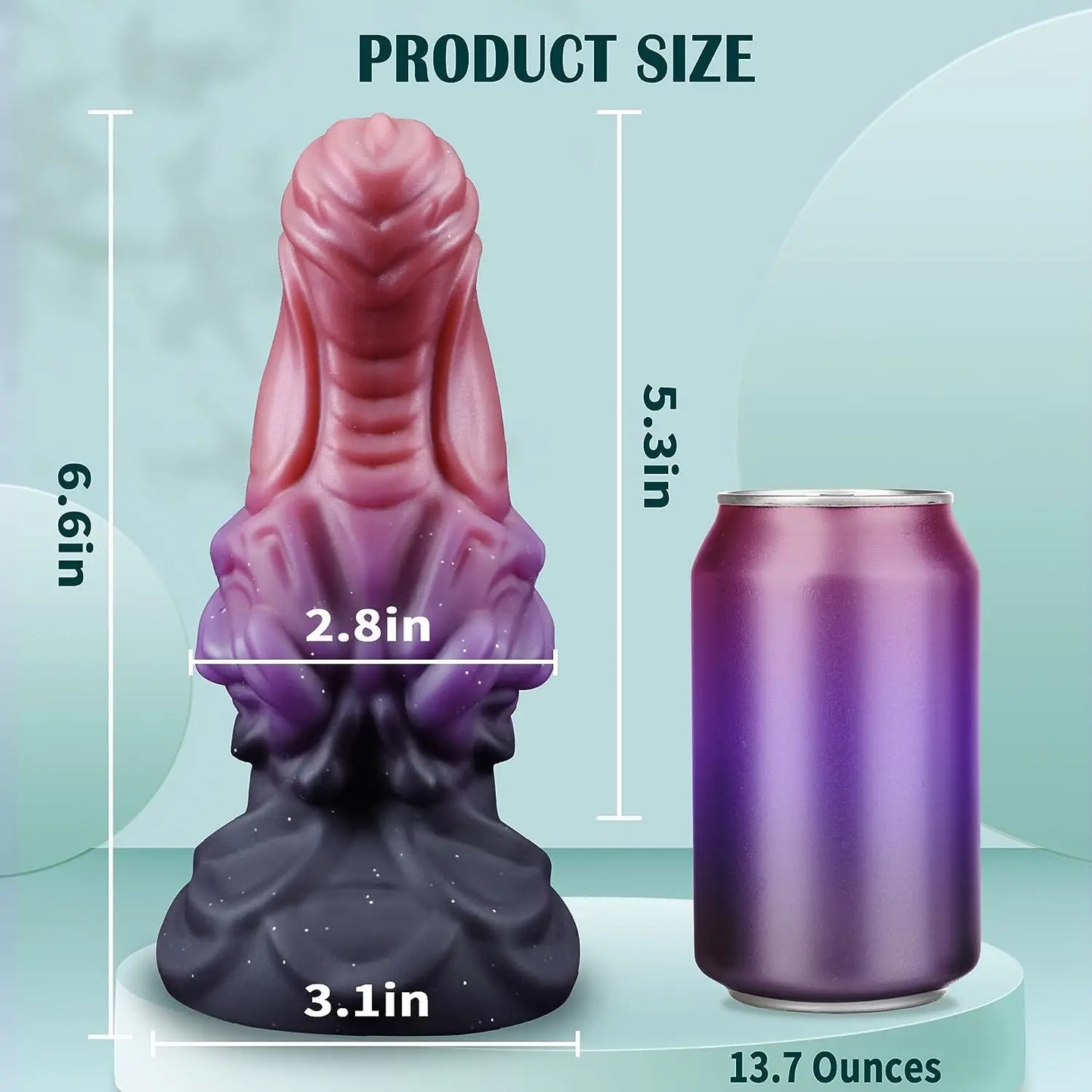 silicone dildo monster fantasy platinum sex toy