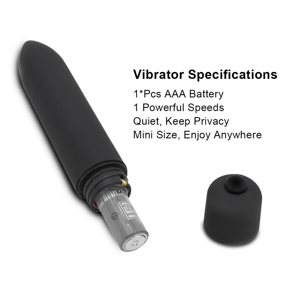 Silicone Butt Plug with Vibrator