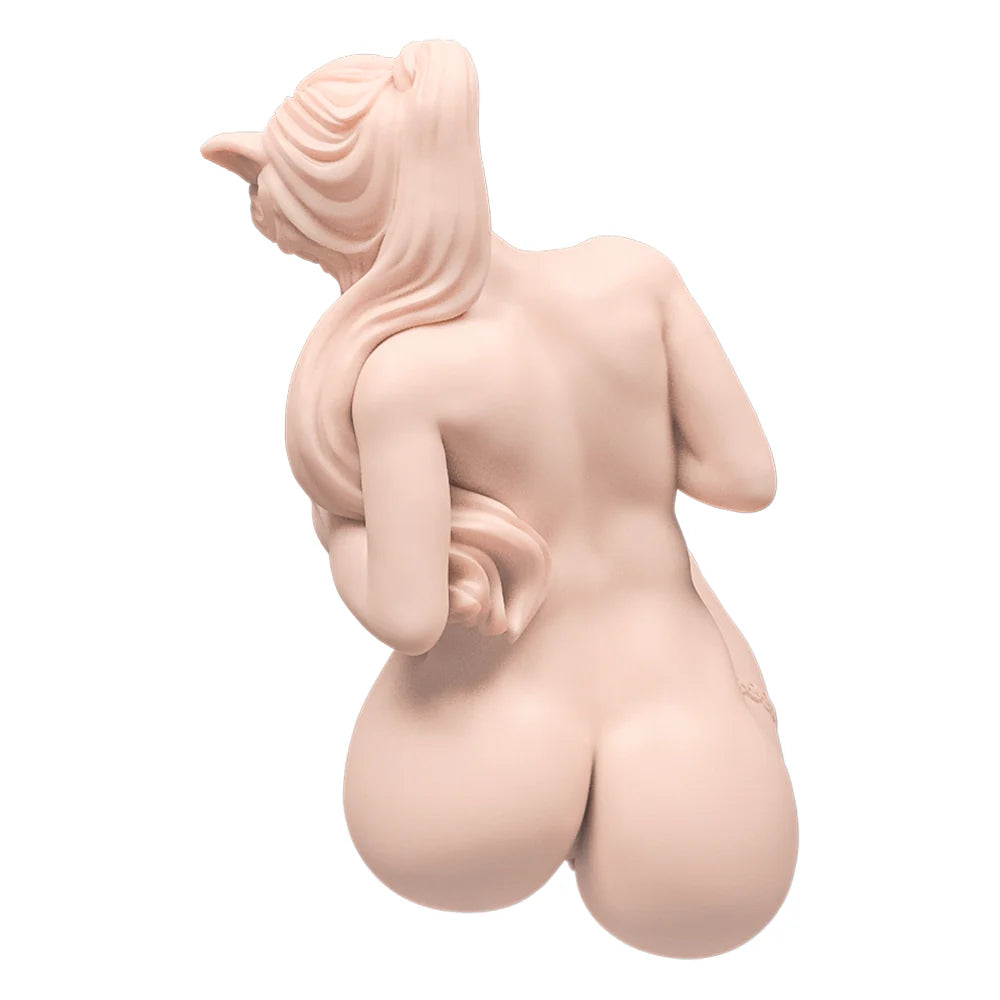 fantasy anime silicone torso sex doll with big boobs