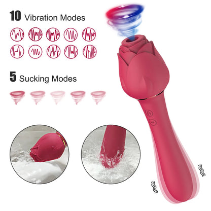 Rose Vibrator and Sucker