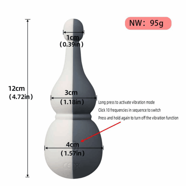 Wild gourd vibrating anal plug 20