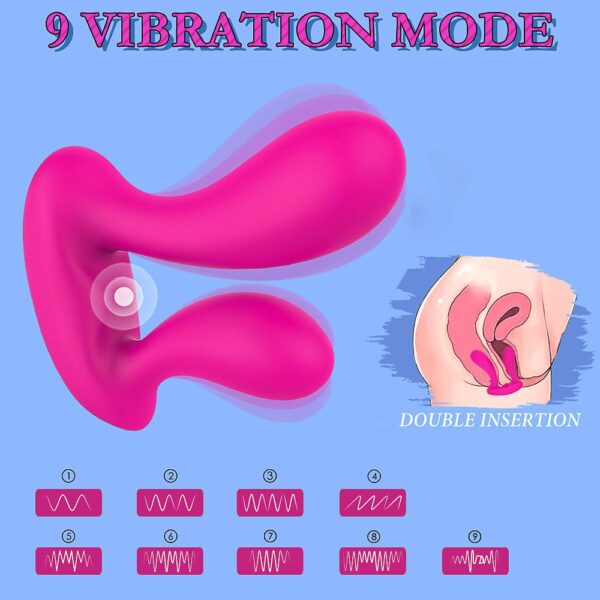Dual plug wearable vibrator 5