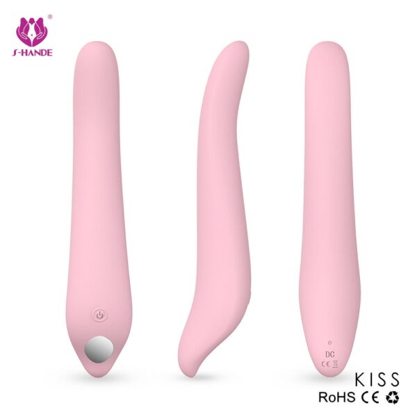 Kiss silicone vibrator pink seduction 8