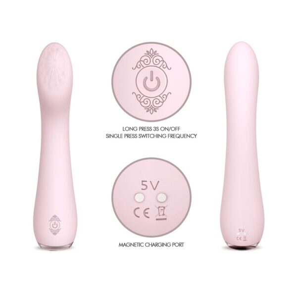 Silicone vibrator lisa pink seduction 8