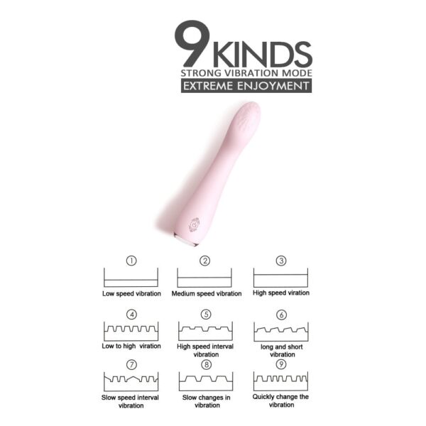 Silicone vibrator lisa pink seduction 2