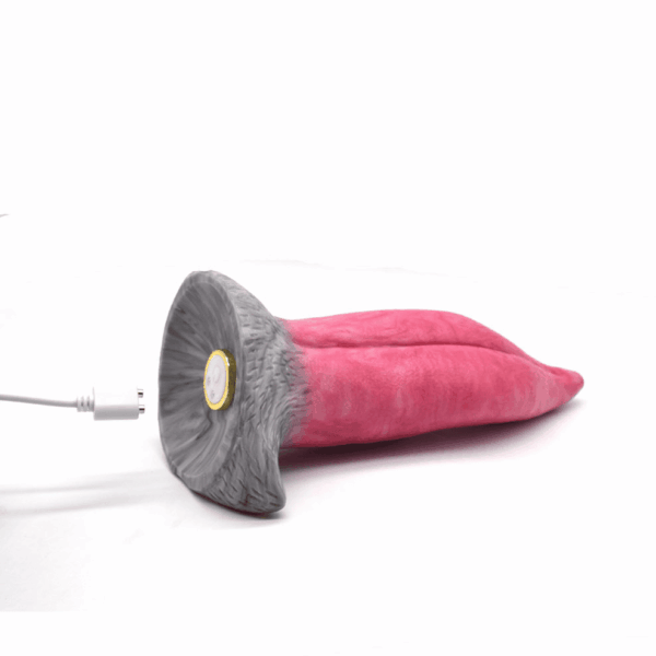 Magic tongue vibrating dildo 8.5 inch 3