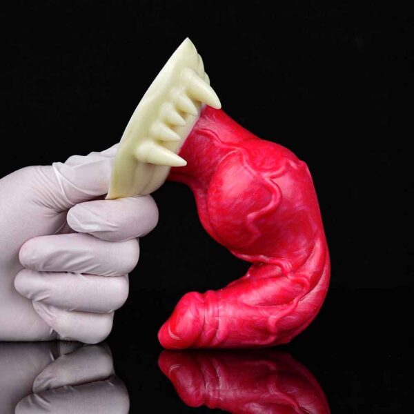 Mastiff dog knot dildo 7.32 inch 5