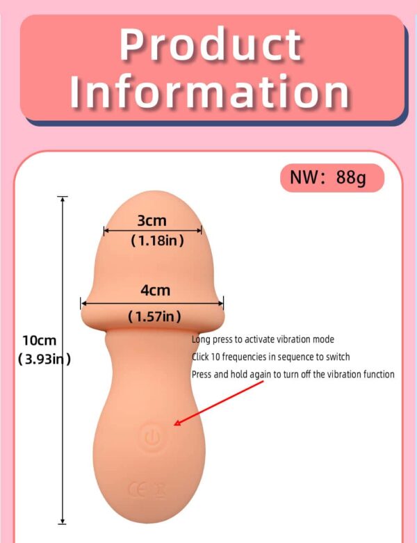 Mushroom mini wand vibrator 4