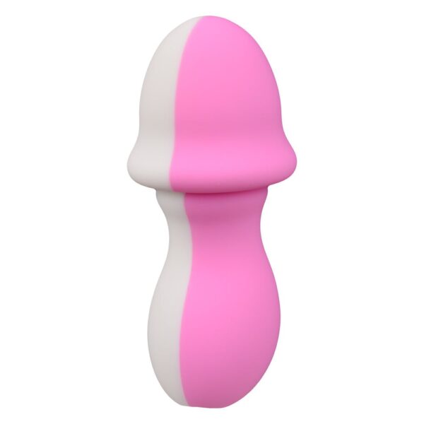 Mushroom mini wand vibrator pink snow