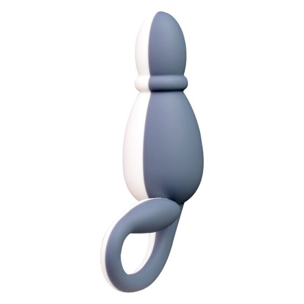 Tail love egg vibrator twilight gray white