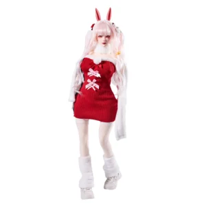 3.0 Mini poupée sexuelle anime en silicone Color Bunny