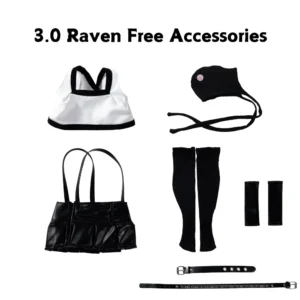3.0 Raven silicone mini anime sekspop