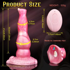 Coated retriever thrusting dildo 8.3 inch 1.jpg
