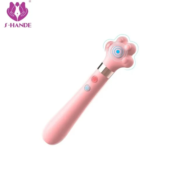 Kitty paw silicone vibrator